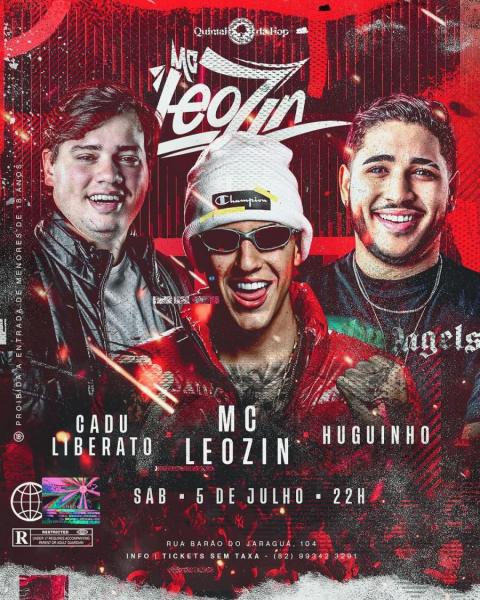 Mc Leozin, Cadu Liberato e Huguinho