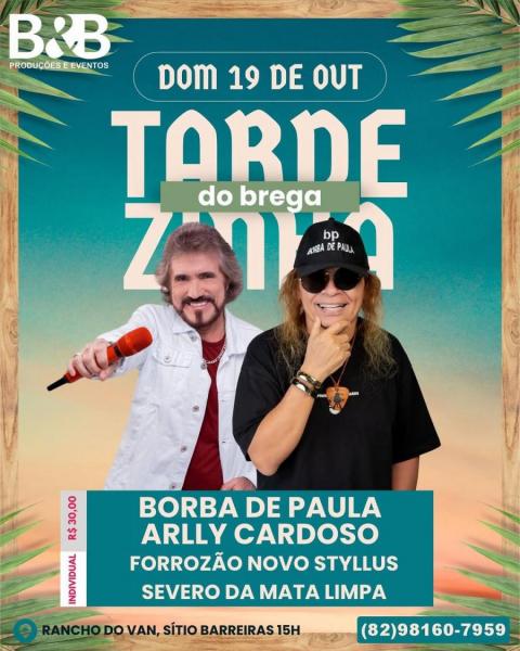 Borba de Paula, Arlly Cardoso, Forrozão Novo Styllus e Severo da Mata Limpa - Tardezinha do Brega