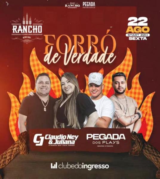 Claudio Ney & Juliana e Pegada dos Plays - Forró de Verdade