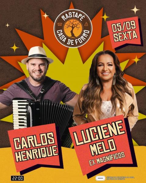 Carlos Henrique e Luciene Melo