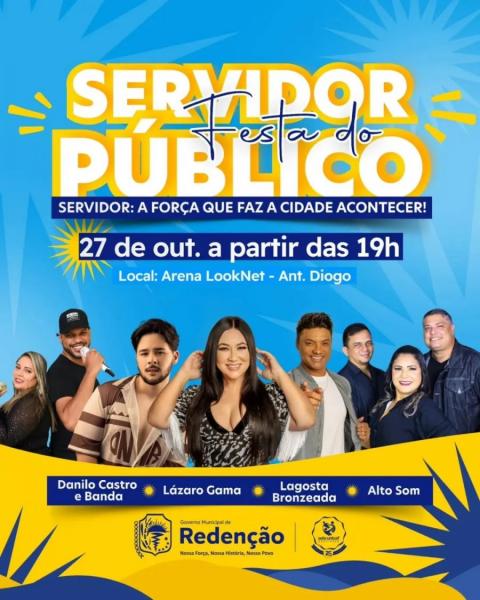 Danilo Castro & Banda, Lázaro Gama, Lagosta Bronzeada e Alto Som - Festa do Servidor Público
