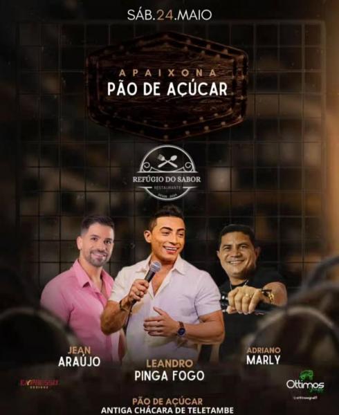 Leandro Pinga Fogo, Jean Araújo e Adriano Marly - Apaixona Pão de Açucar