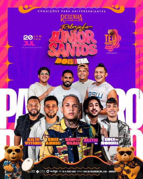 Ailton Vitória, Eder Arruda, Simples Olhar, Ellyson e Eder Noronha