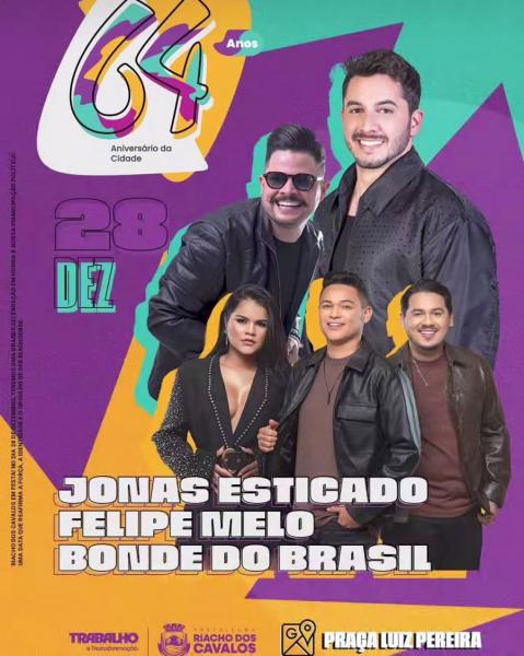 Jonas Esticado, Felipe Melo e Bonde do Brasil