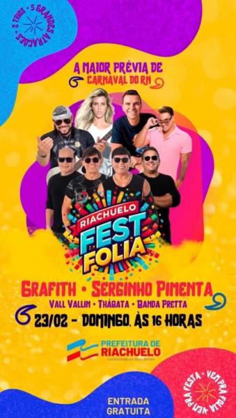 Banda Grafith e Serginho Pimenta - Riachuelo Fest Folia 2025