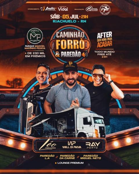 Will Di Paiva, Ray Porto e Léo Fernandes - Caminhão Forró & Paredão