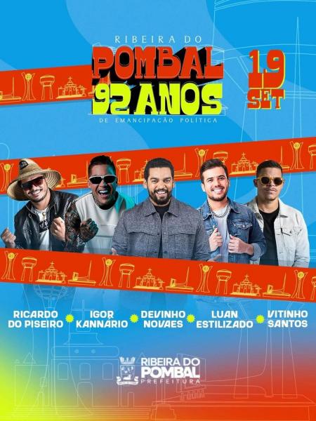 Devinho Novaes, Ricardo do Piseiro, Igor Kanário, Luan Estilziado e Vitinho Santos