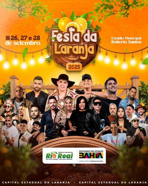 Lekinho, Tarcício do Acordeon, Leonne O Nobre, Dan Valente, Anna Catarina, Tayrone e Elton Motta - Festa da Laranja 2025