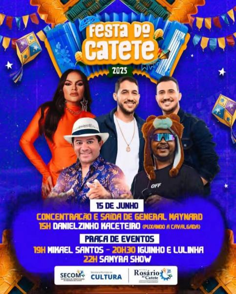 Mikael Santos, Iguinho & Lulinha e Samyra Show - Festa do Catete 2025