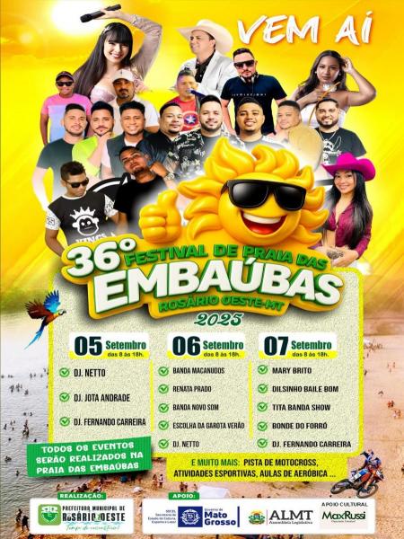 DJ Netto, Dj Jota Andrade e Dj Fernando Carreira - 36º Festival de Praia das Ambaúbas 2025