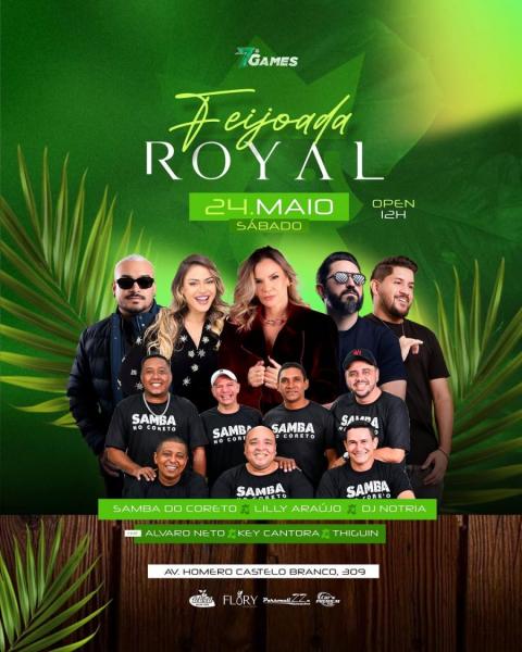 Samba do Coreto, Lilly Araújo, Dj Notria, Alvaro Neto, Key Cantora e Thiguin - Feijoada Royal
