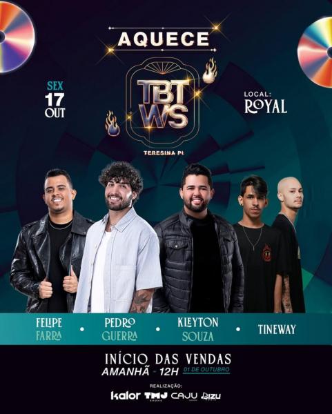Pedro Guerra, Felipe Farra, Kleyton Souza e Tineway - Aquece TBT WS