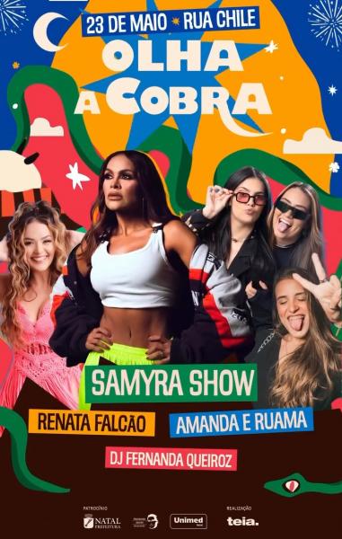 Samyra Show, Amanda & Ruama, Renata Falcão e Dj Fernanda Queiroz - Arraiá Olha a Cobra 2025