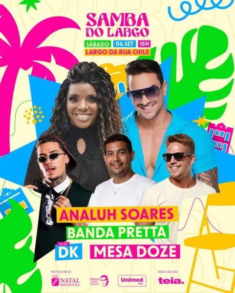 Analuh Soares, Banda Pretta, DK e Mesa Doze - Samba do Largo