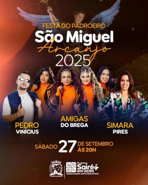 Pedro Vinícius, Amigas do Brega e Simara Pires - Festa de São Miguel Arcanjo