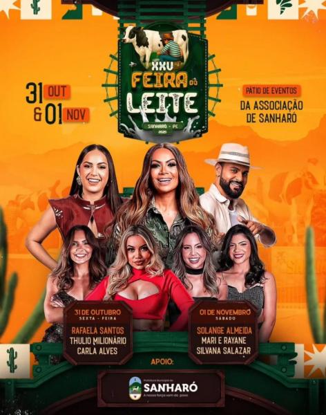 Solange Almeida, Mari & Rayane e Silvana Salazar - XXV Feira da Leite 2025