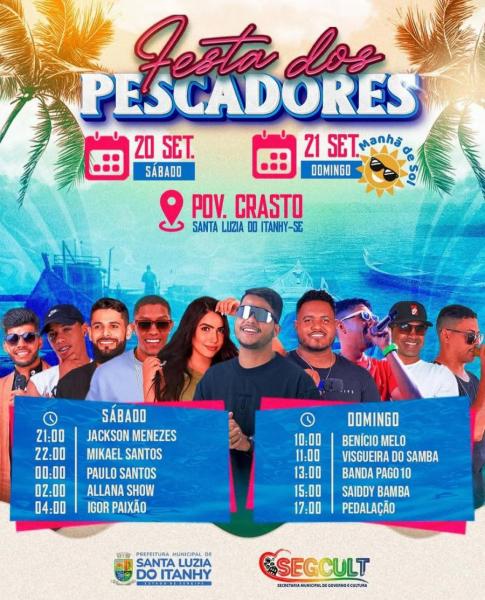 Benício Melo, Visgueira do Samba, Banda Pago 10, Saiddy Bamba e Pedalação - Manhã de Sol - Festa dos Pescadores 2025