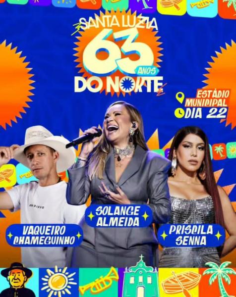 Solange Almeida, Vaqueiro Chameguinho e Priscila Senna