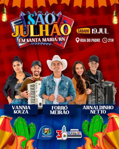 Forró Meirão, Vannia Souza e Arnaldinho Netto - São Julhão