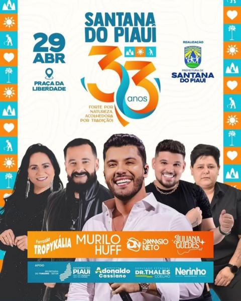 Murilo Huff, Forrozão Tropykália, Damásio Neto e Juliana Guedes