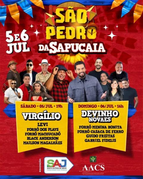Levi, Forró dos Plays, Forró Machucadô, Black Anderson e Mailson Magalhães - São Pedro da Sapucaia 2025