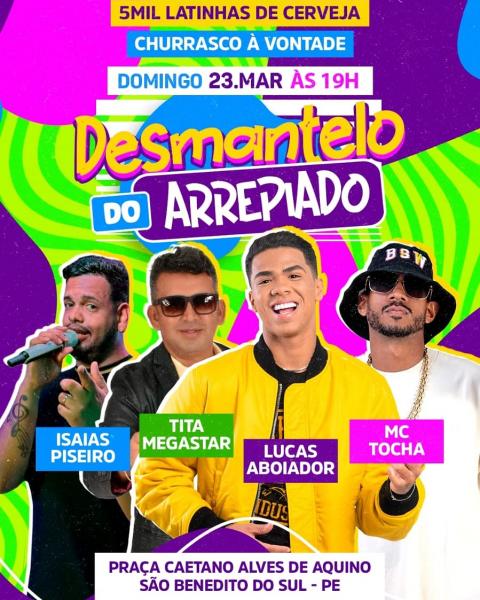 Lucas Aboiador, Isaias Piseiro, Tita Megastar e Mc Tocha - Desmantelo do Arrepiado