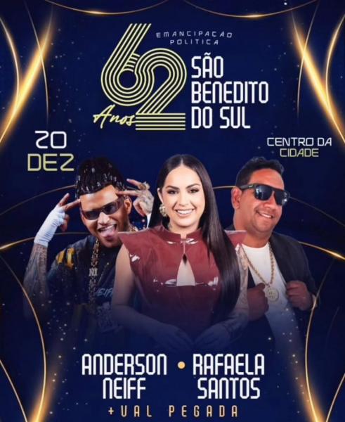 Anderson Neiff, Rafaela Santos e Val Pegada