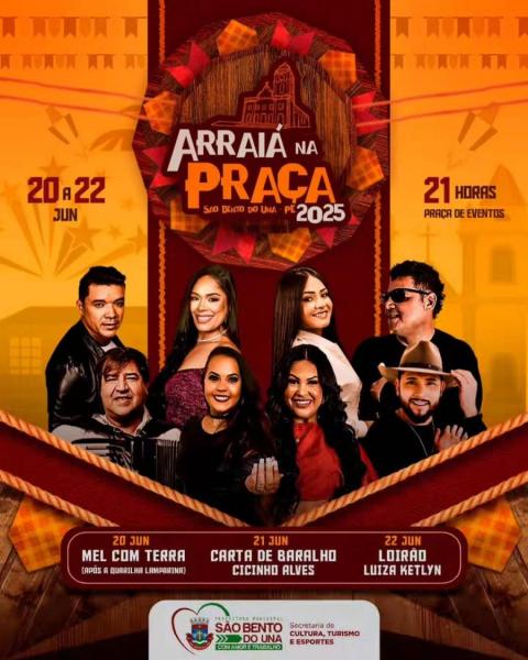 Mel com Terra - Arraiá na Praça 2025