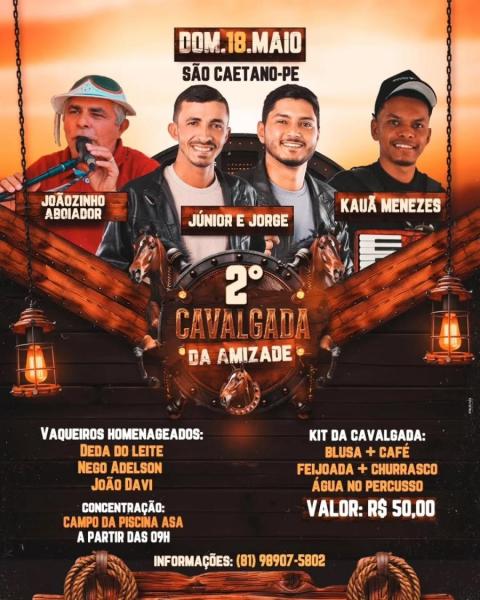 Joãozinho Aboiador, Júnior & Jorge e Kauã Menezes - 2ª Cavalgada da Amizade