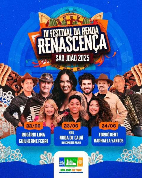 Forró Kent e Raphaela Santos - IV Festival da Renda Renascença 2025