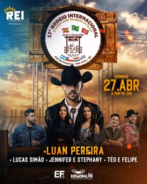 Luan Pereira, Lucas Simão, Jennifer & Stephany e Téo & Felipe - 17º Rodeio Internacional