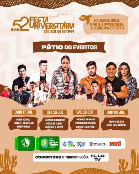 Michele Andrade, Pedrinho Pegação e Banda Encantus - Festa Universitária