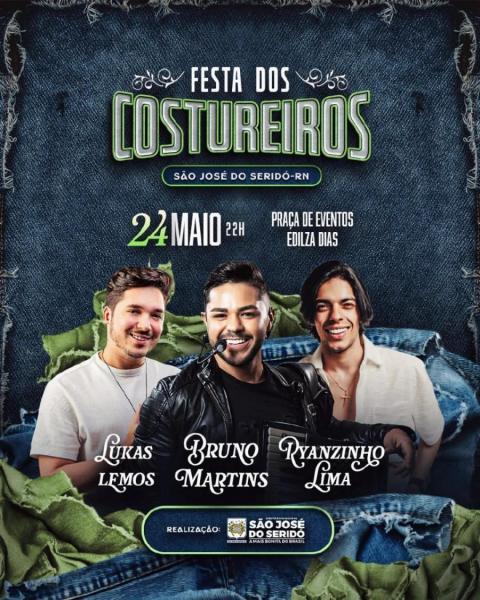 Bruno Martins, Lukas Lemos e Ryanzinho Lima - Festa dos Costureiros 2025