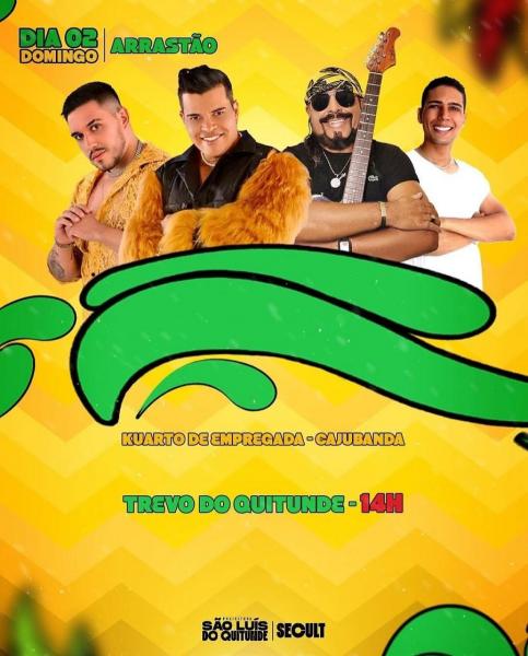 Kuarto de Empregada e Cajubanda - Arrastão