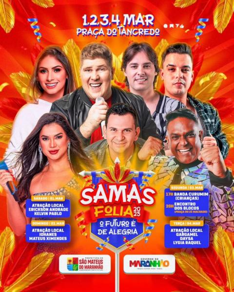 Gargamel, Daysa e Lygia Raquel - SAMAS Folia 2025