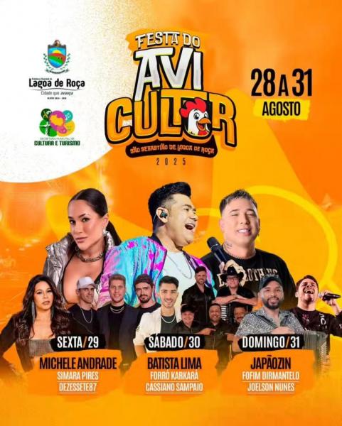 Michele Andrade, Simara Pires e Dezesset87 - Festa do Avicultor 2025