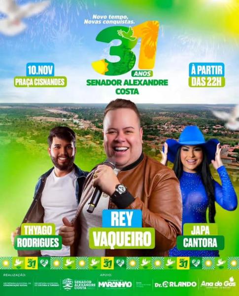 Rey Vaqueiro, Thyago Rodrigues e Japa Cantora