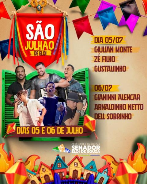 Gianinni Alencar, Arnaldinho Netto e Dell Sobrinho - São Julhão de Elói 2025