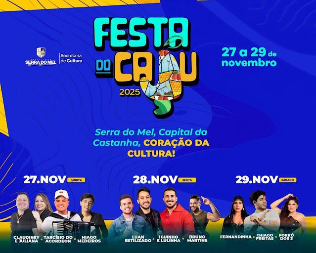 Fernandinha, Thiago Freitas e Forró dos 3 - Festa do Caju 2025
