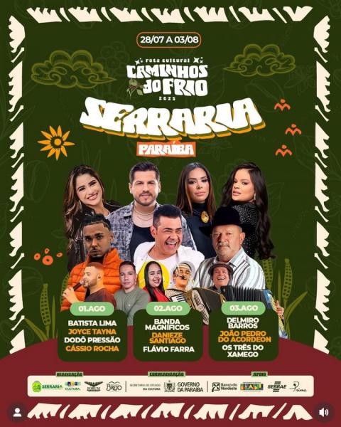 Batista Lima, Joyce Tayna, Dodô Pressão e Cássio Rocha - Caminhos do Frio Serraria 2025