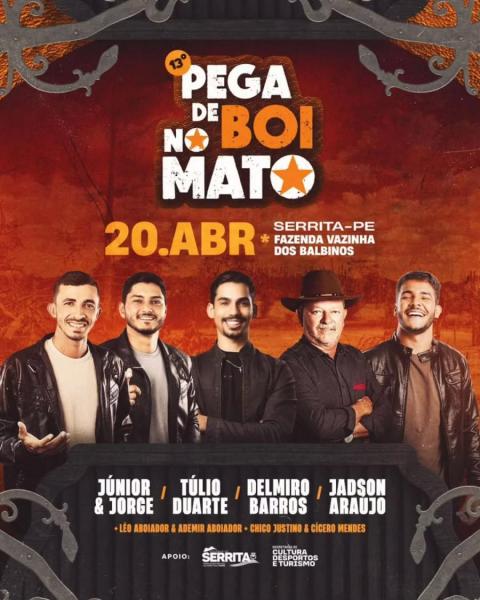 Júnior & Jorge, Túlio Duarte, Delmiro Barros e Jadson Araújo - 13º Pega de Boi no Mato