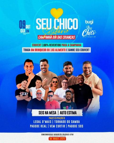 Seis na Mesa e Auto Estima - Seu Chico Solidário