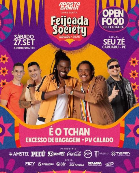 É o Tchan, Excesso de Bagagem e PV Calado - Feijoada Society Caruaru 2025