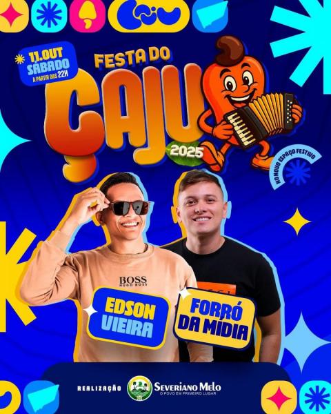 Edson Vieira e Forró da Mídia - Festa do Caju 2025