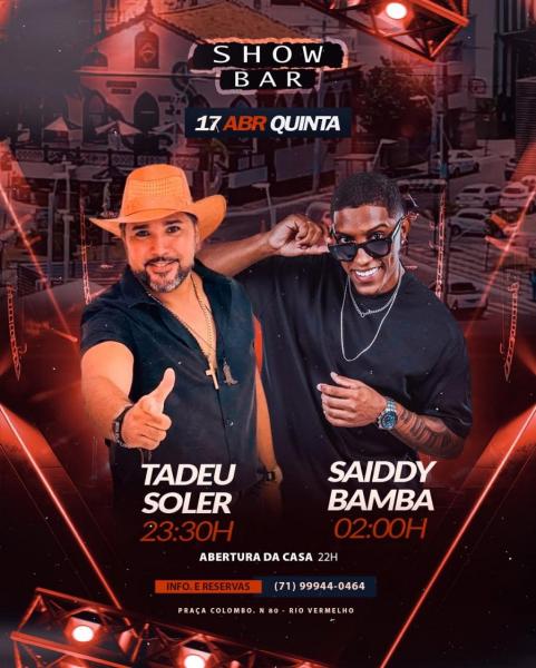 Tadeu Soler e Saiddy Bamba