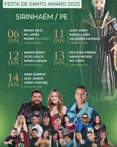 Limão com Mel, Alex Júnior e Adne Queiroz - Festa de Santo Amaro 2025