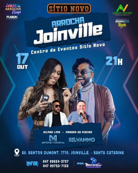 Silvanno Salles, Simone Morena, Gilmar Lima e Manuka do Piseiro - Arrocha Joinville