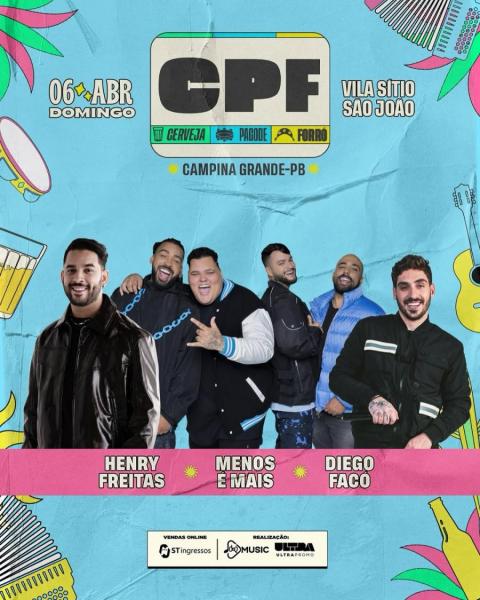 Menos é Mais, Henry Freitas e Diego Facó - CPF - Cerveja, Pagode e Forró