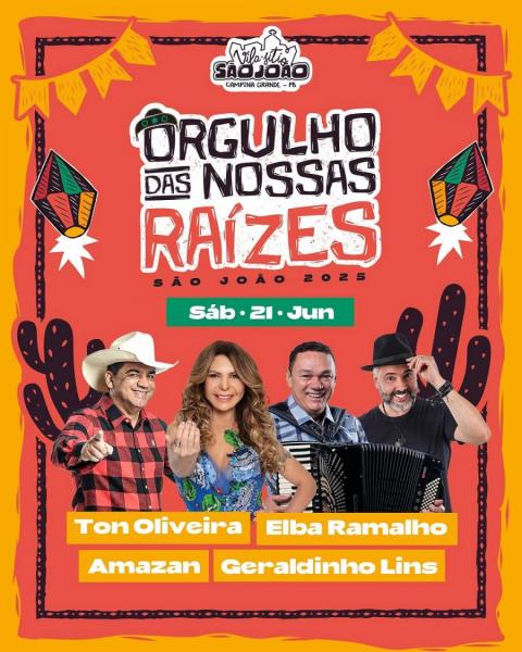 Ton Oliveira, Elba Ramalho, Amazan e Geraldinho Lins