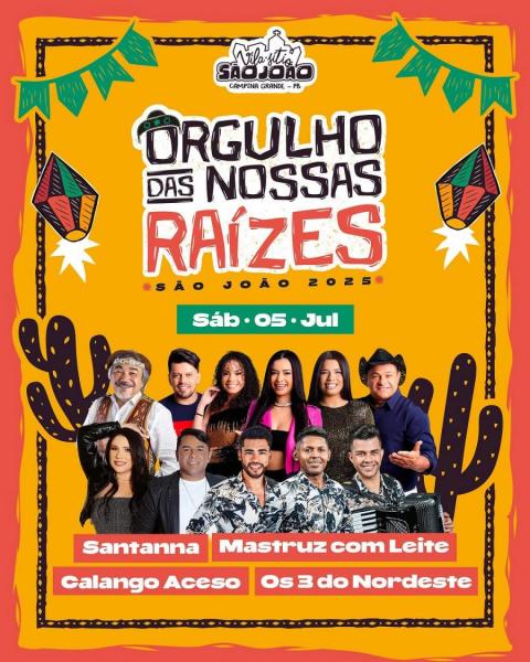Santanna, Mastruz com Leite, Calango Acesso e Os 3 do Nordeste